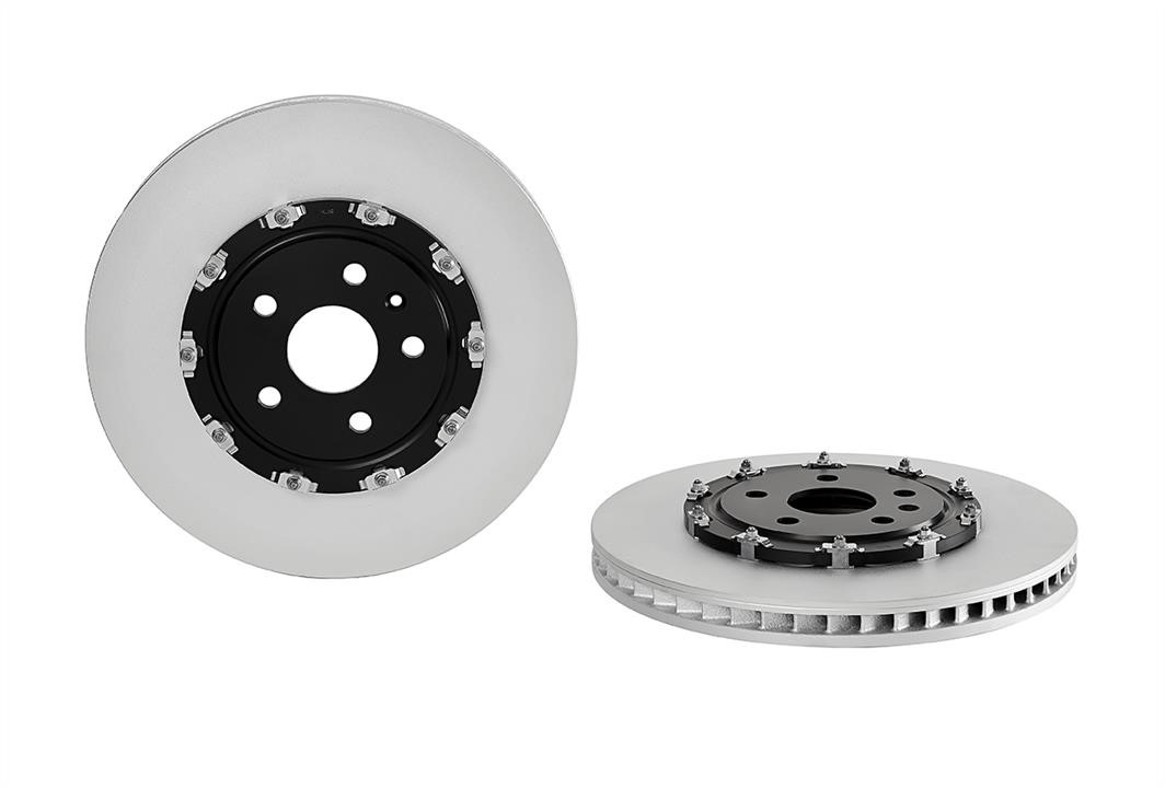 Brembo 09.A665.13 Ventilated disc brake, 1 pcs. 09A66513