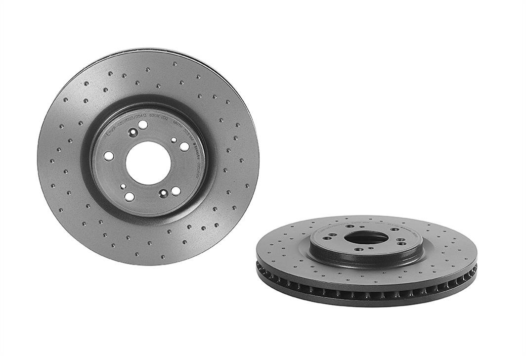 Brembo 09.B269.1X Ventilated brake disc with perforation 09B2691X