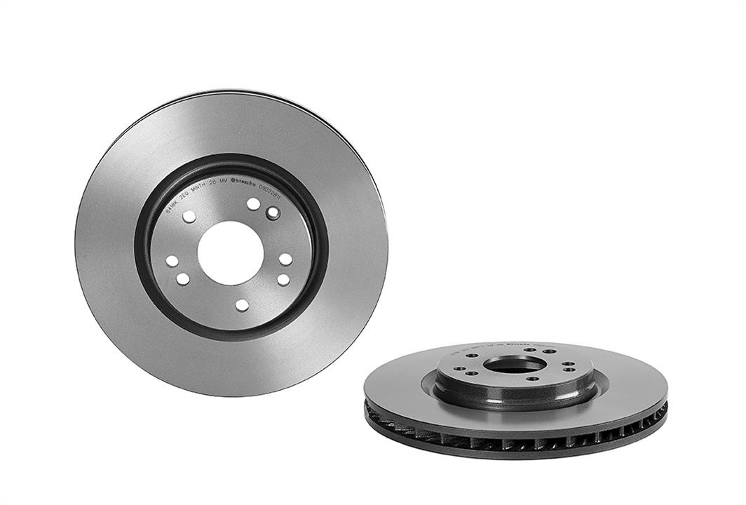 Brembo 09.D228.11 Ventilated disc brake, 1 pcs. 09D22811