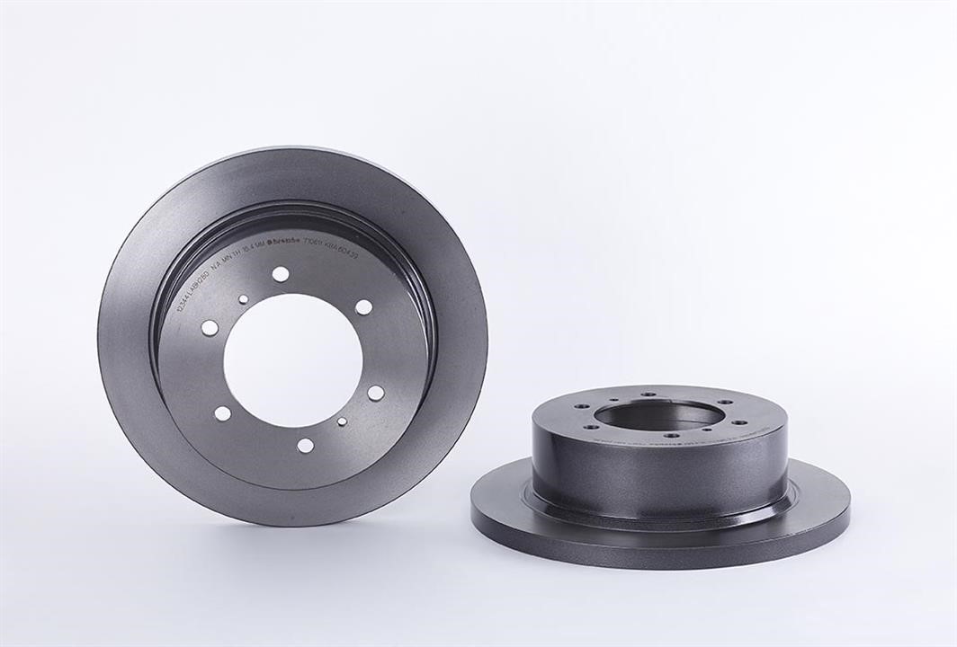 Brembo 08.7106.11 Rear brake disc, non-ventilated 08710611