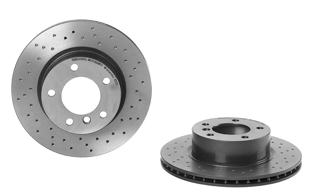 Brembo 09.9752.1X Ventilated brake disc with perforation 0997521X