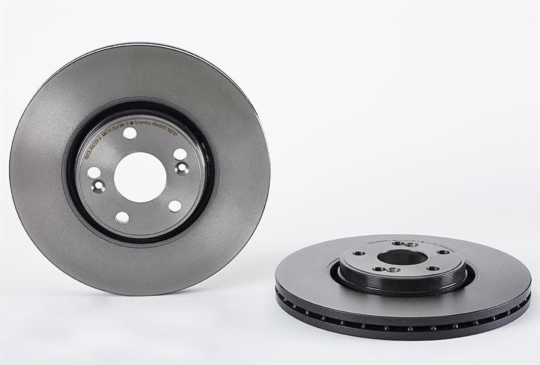 Brembo 09.9821.21 Ventilated disc brake, 1 pcs. 09982121