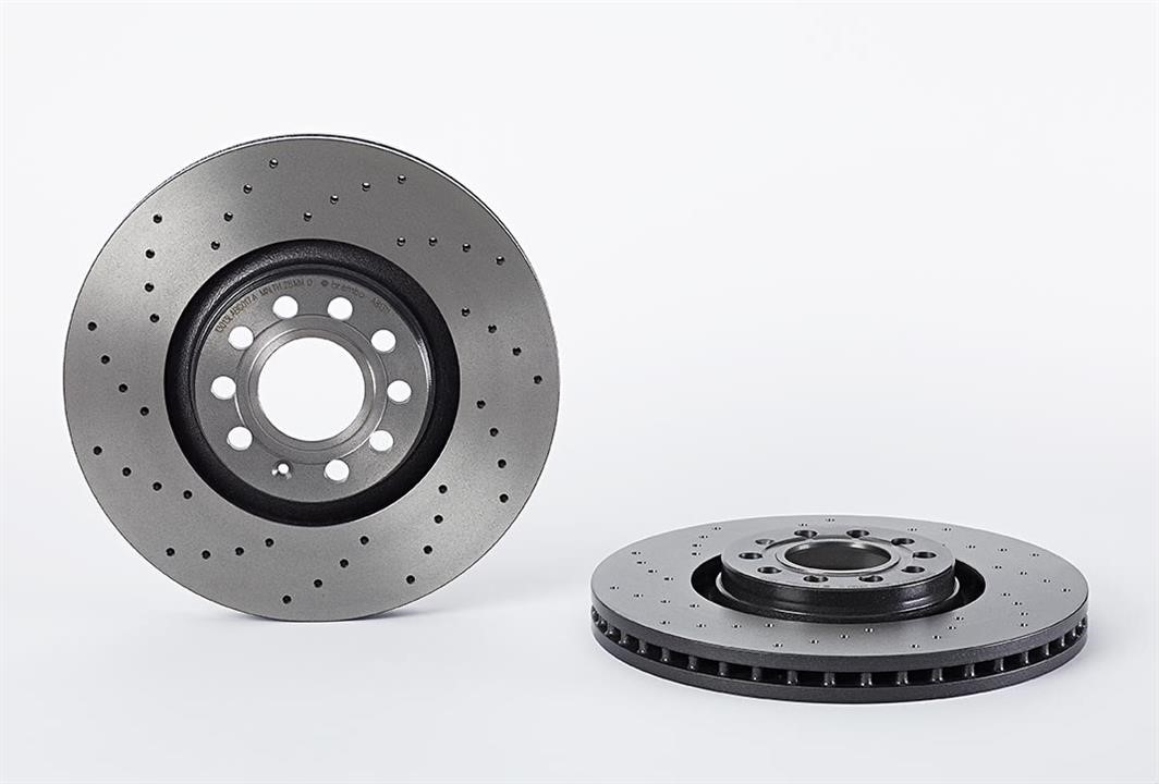 Brembo 09.A813.11 Ventilated brake disc with perforation 09A81311