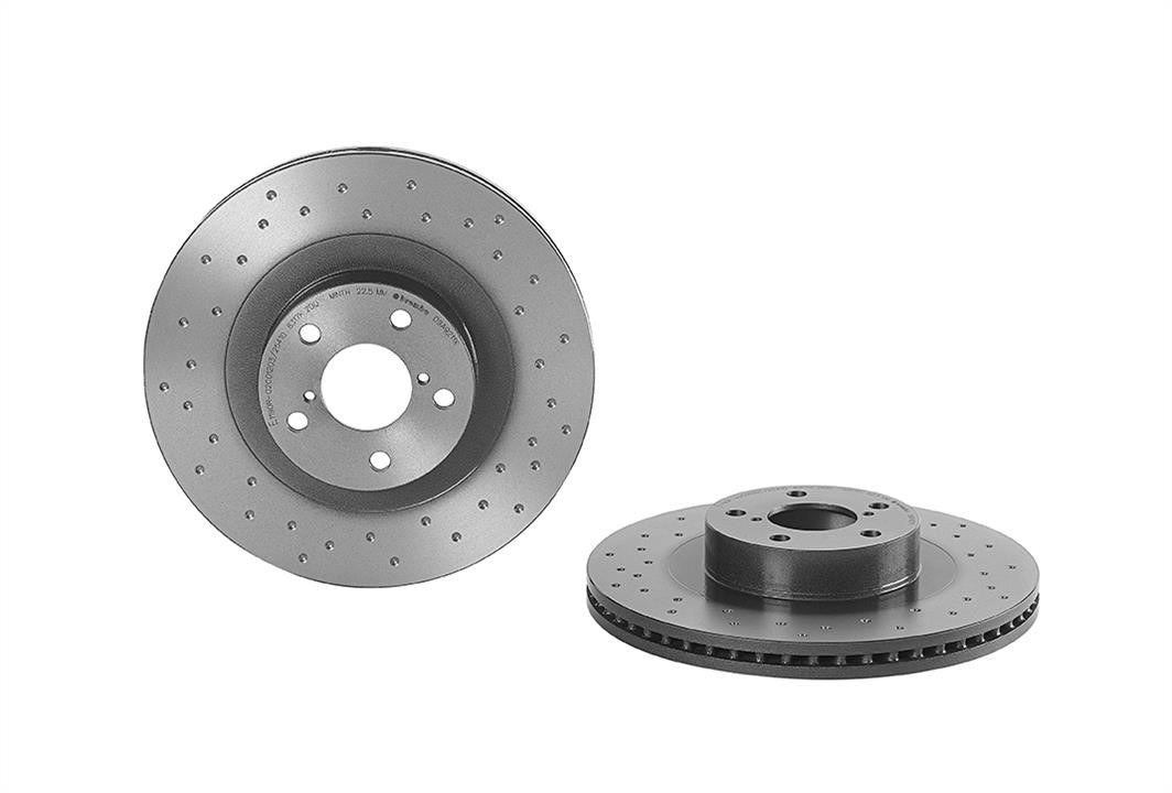 Brembo 09.A921.1X Ventilated brake disc with perforation 09A9211X