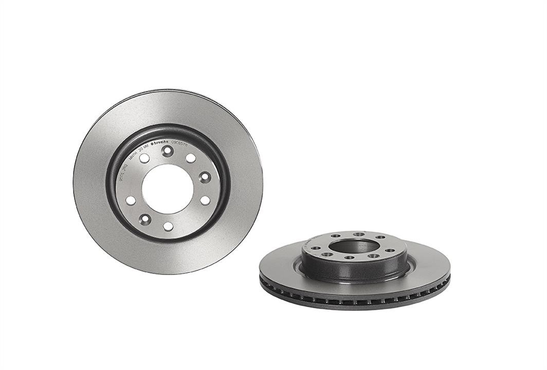 Brembo 09.C657.11 Ventilated disc brake, 1 pcs. 09C65711