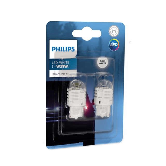 Philips 11065U30CWB2 Lamp LED Philips Ultinon Pro3000 W21W White 12V W1,75 (2 pcs.) 11065U30CWB2