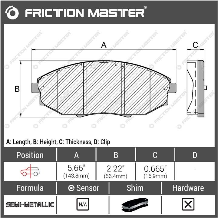 Buy Friction Master MKD1031 at a low price in United Arab Emirates!