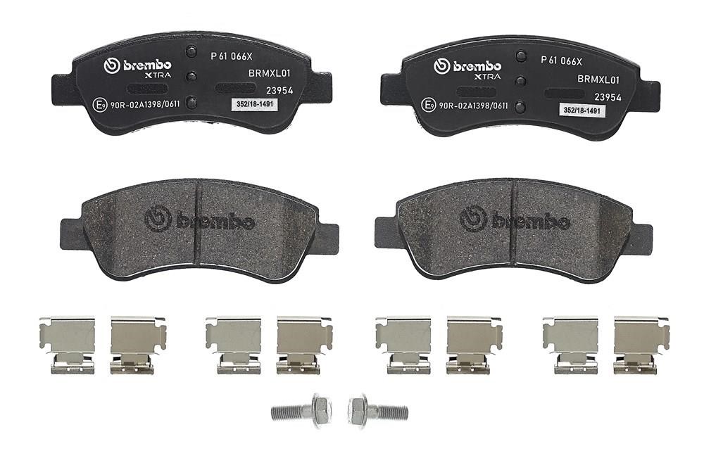 Brembo P 61 066X BREMBO XTRA disc brake pads, set P61066X