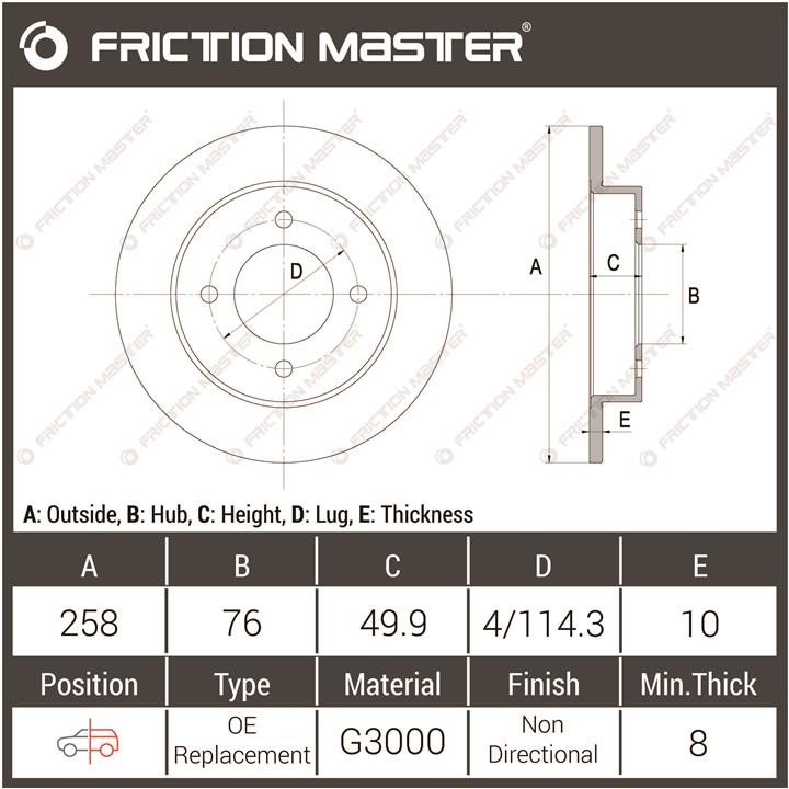 Buy Friction Master R0649 at a low price in United Arab Emirates!