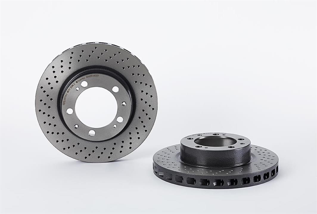 Brembo 09.8420.11 Ventilated brake disc with perforation 09842011