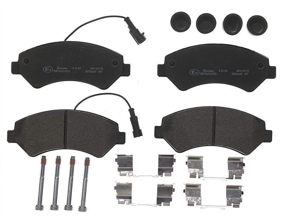 Brembo P 23 161 Brake Pad Set, disc brake P23161