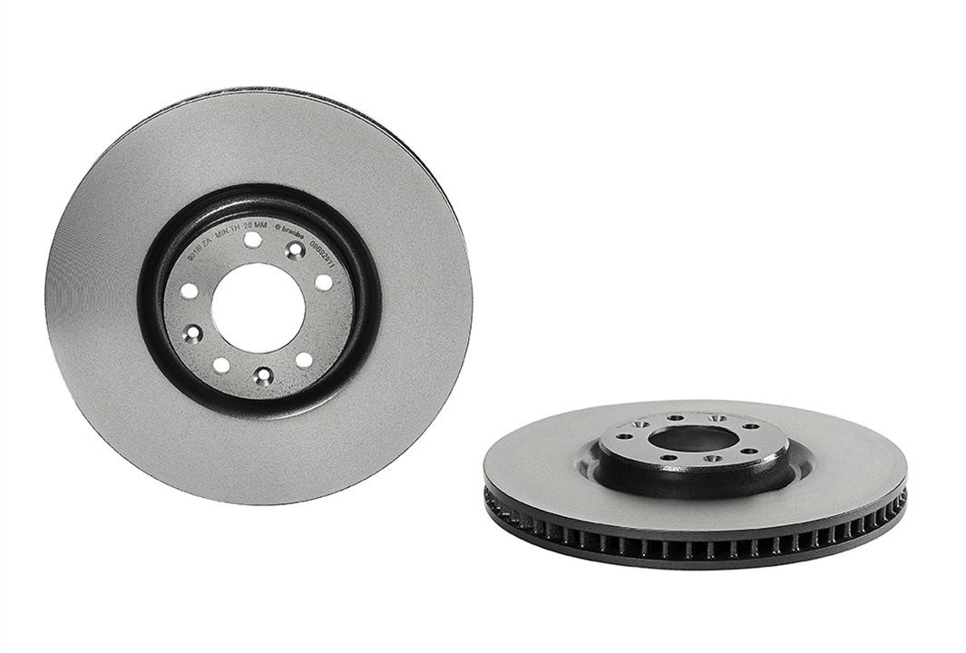 Brembo 09.B929.11 Ventilated disc brake, 1 pcs. 09B92911