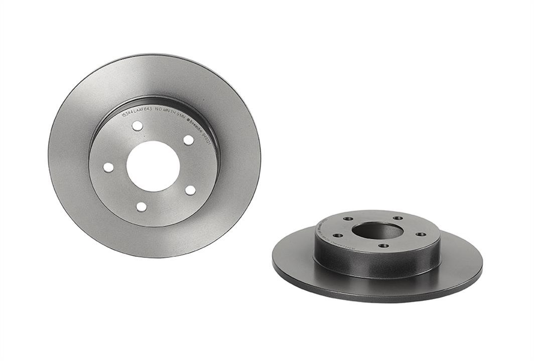 Brembo 08.9461.21 Rear brake disc, non-ventilated 08946121