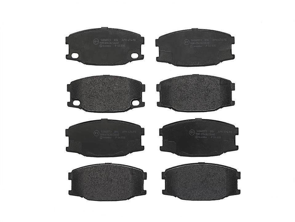 Brembo P 54 035 Brake Pad Set, disc brake P54035