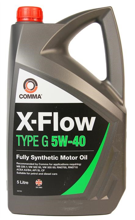 Comma XFG5L Engine oil Comma X-Flow Type G 5W-40, 5L XFG5L