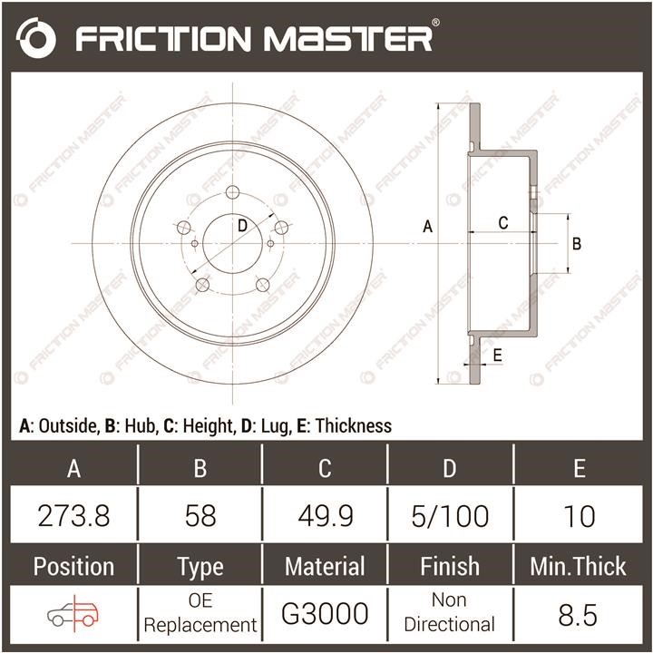 Buy Friction Master R0967 at a low price in United Arab Emirates!