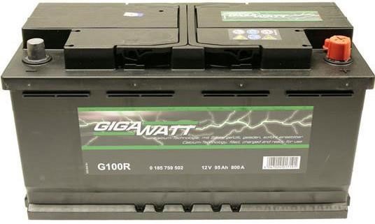 Gigawatt 0 185 759 502 Battery Gigawatt 12V 95AH 800A(EN) R+ 0185759502