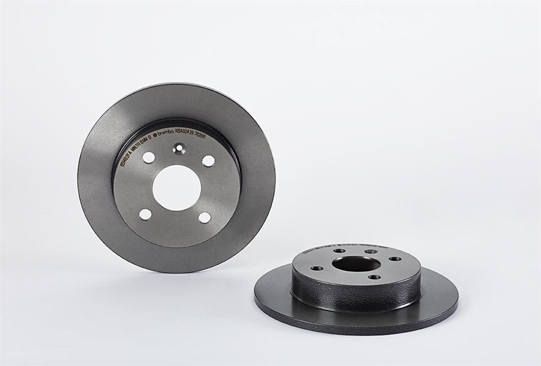 Brembo 08.7626.11 Rear brake disc, non-ventilated 08762611