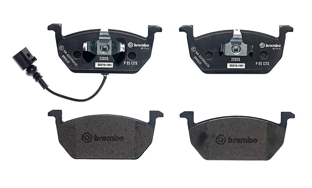 Brembo P 85 137X BREMBO XTRA disc brake pads, set P85137X