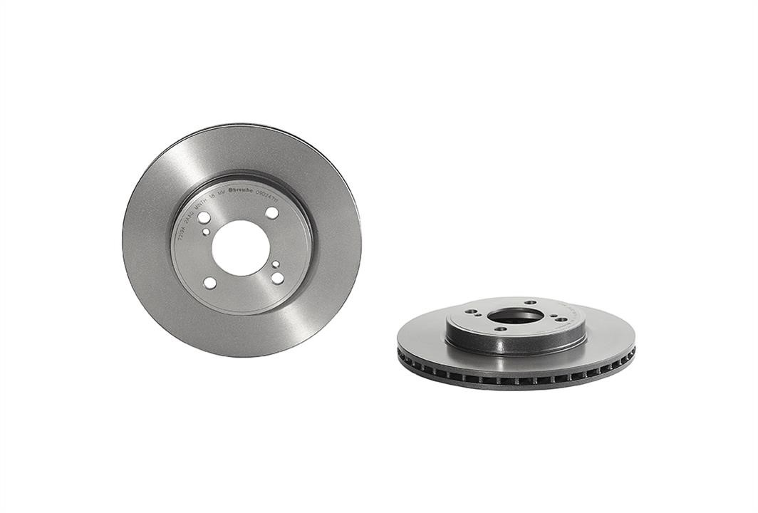 Brembo 09.D247.11 Ventilated disc brake, 1 pcs. 09D24711