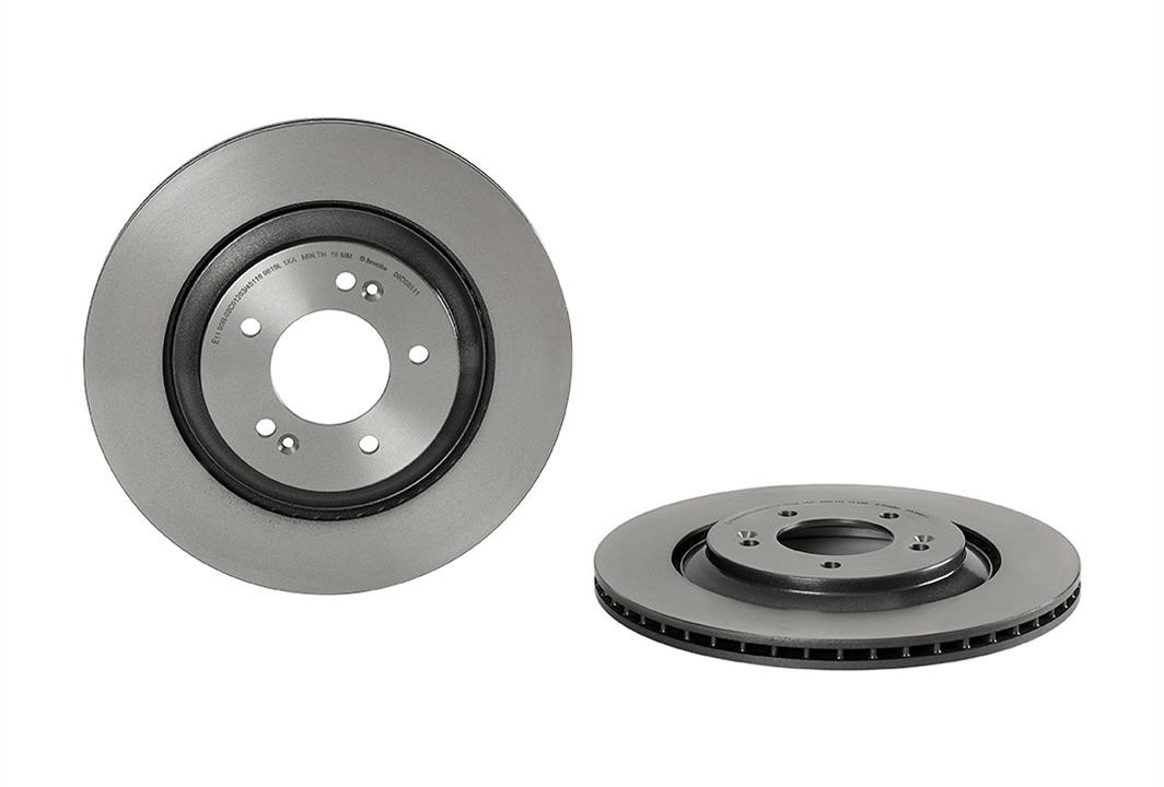 Brembo 09.D085.11 Ventilated disc brake, 1 pcs. 09D08511