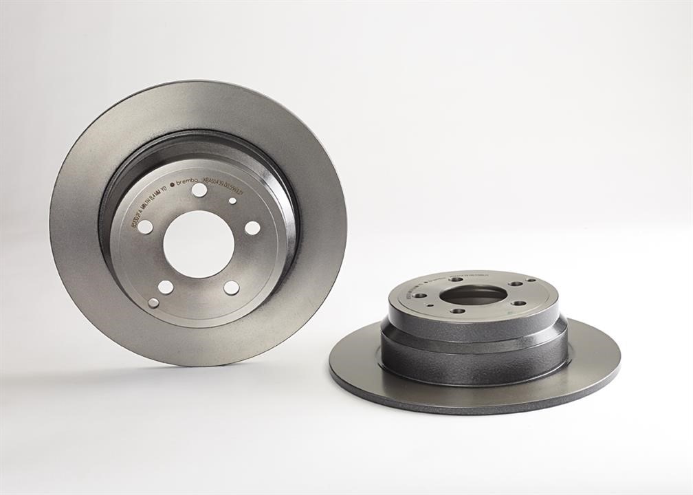 Brembo 08.5569.21 Rear brake disc, non-ventilated 08556921