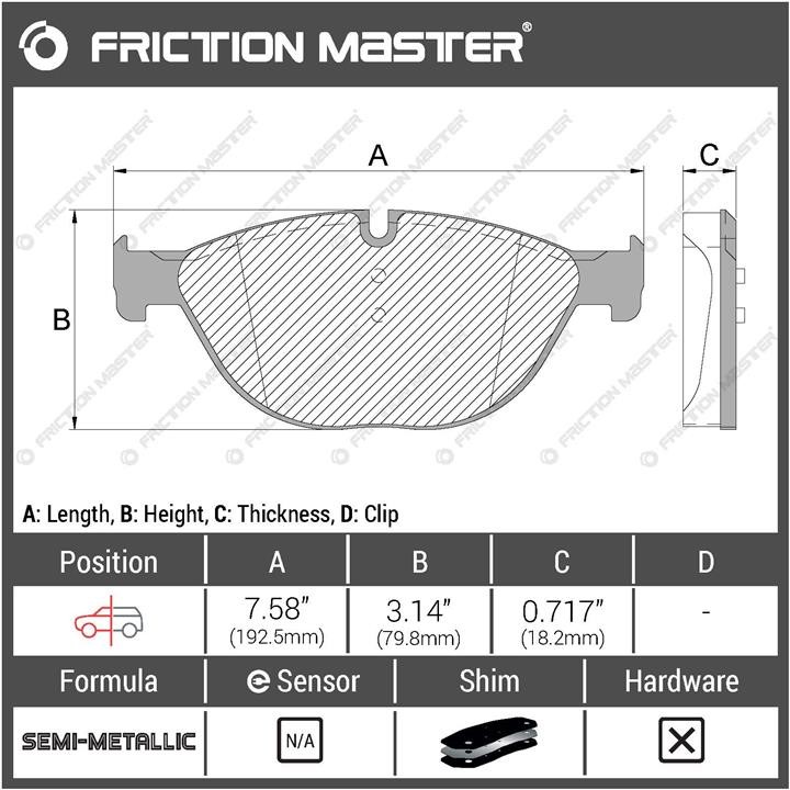 Buy Friction Master MKD1409 at a low price in United Arab Emirates!