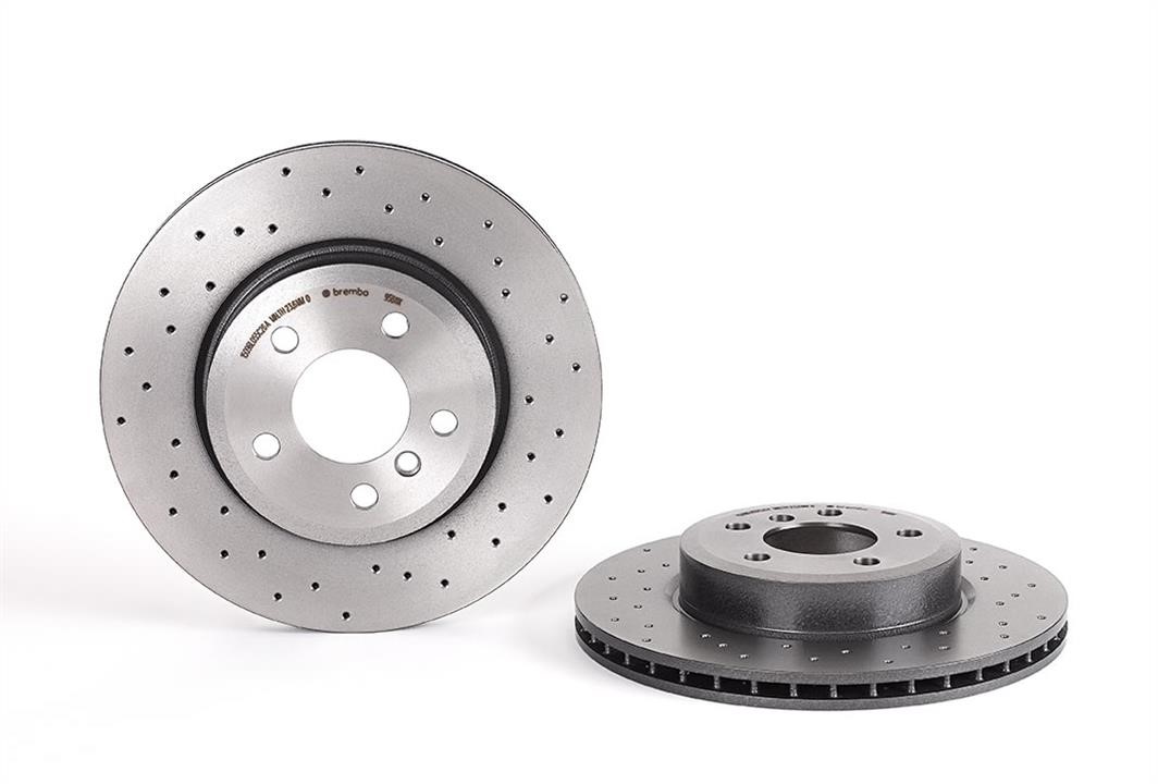 Brembo 09.9581.1X Ventilated brake disc with perforation 0995811X 0995811X Brembo Ventilated brake disc with perforation