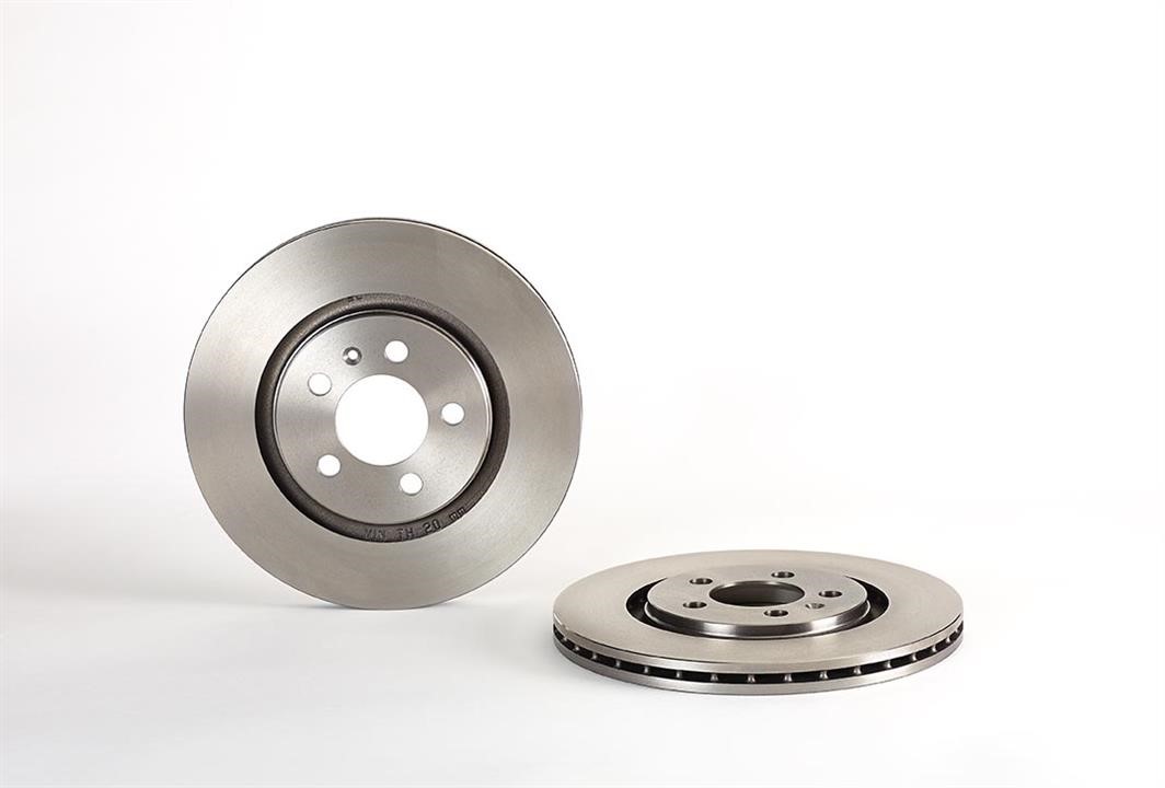 Brembo 09.5570.10 Ventilated disc brake, 1 pcs. 09557010
