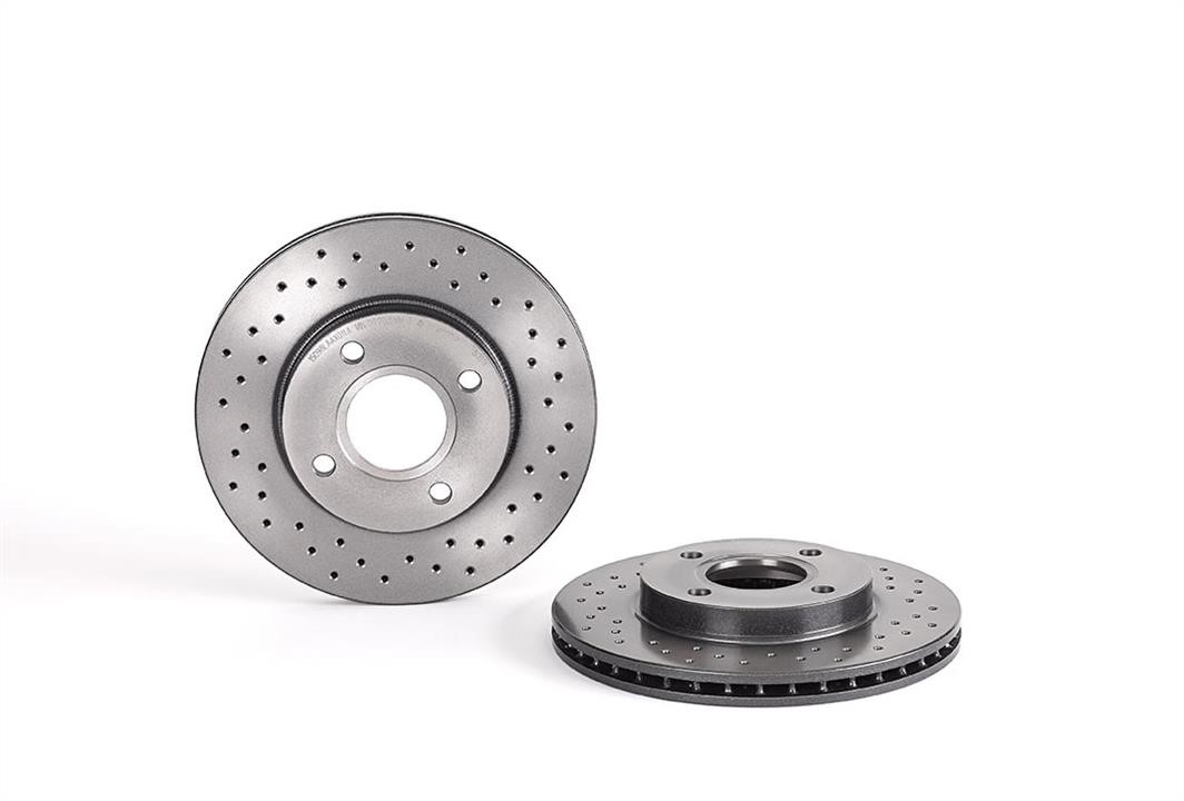Brembo 09.7806.1X Ventilated brake disc with perforation 0978061X