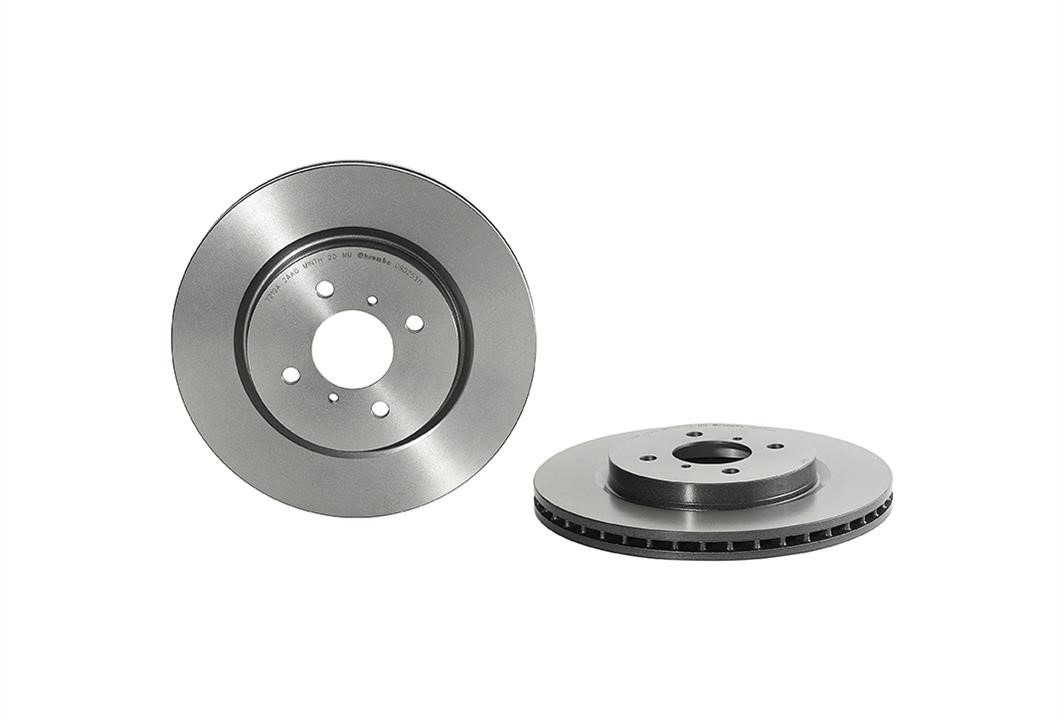 Brembo 09.D253.11 Ventilated disc brake, 1 pcs. 09D25311