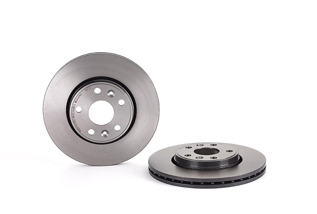 Brembo 09.8137.31 Ventilated disc brake, 1 pcs. 09813731