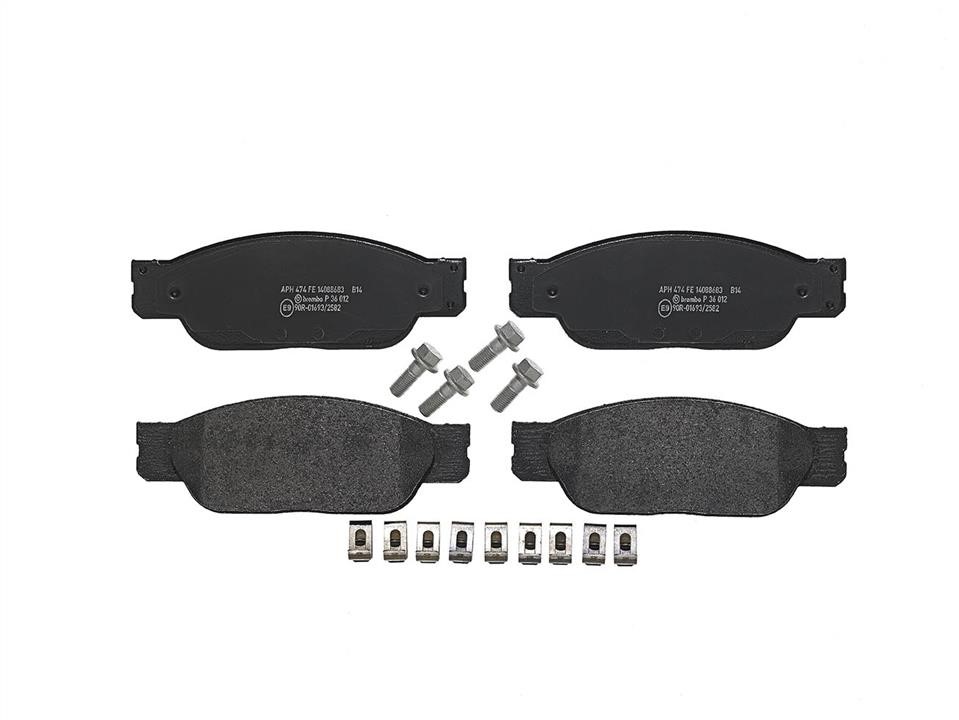 Brembo P 36 012 Brake Pad Set, disc brake P36012