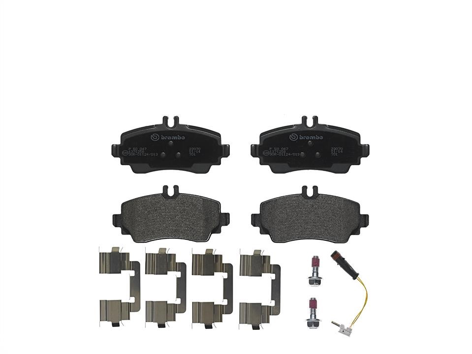 Brembo P 50 047 Brake Pad Set, disc brake P50047