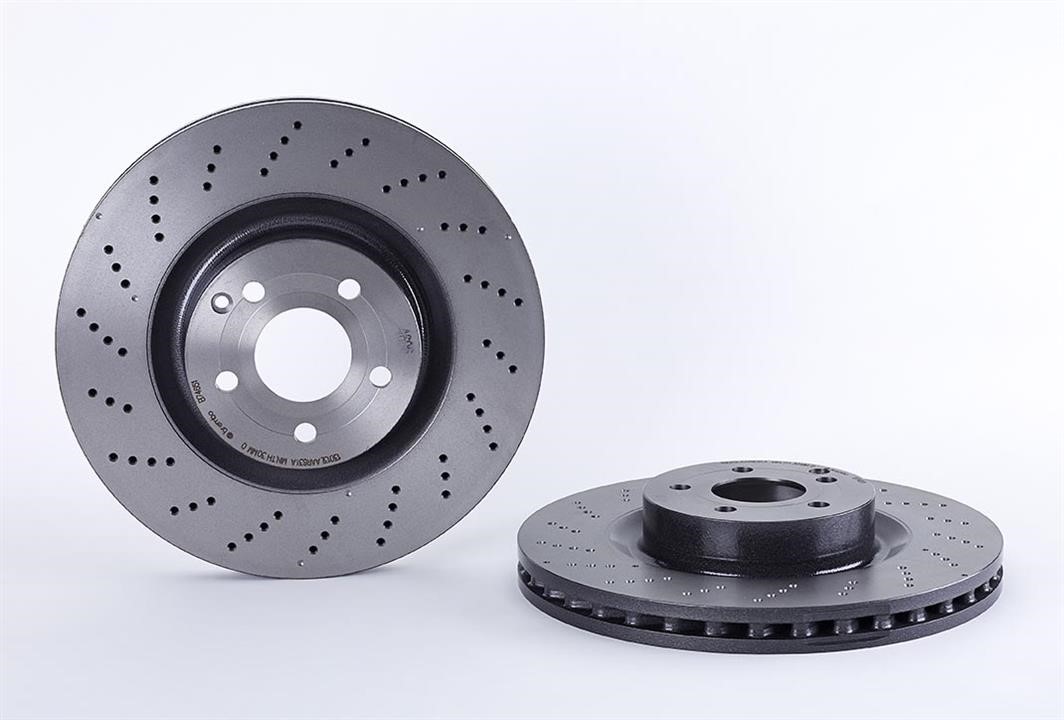 Brembo 09.B746.51 Ventilated brake disc with perforation 09B74651
