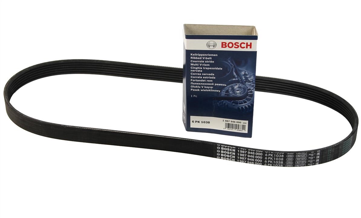 V-ribbed belt 6PK1038 Bosch 1 987 946 000