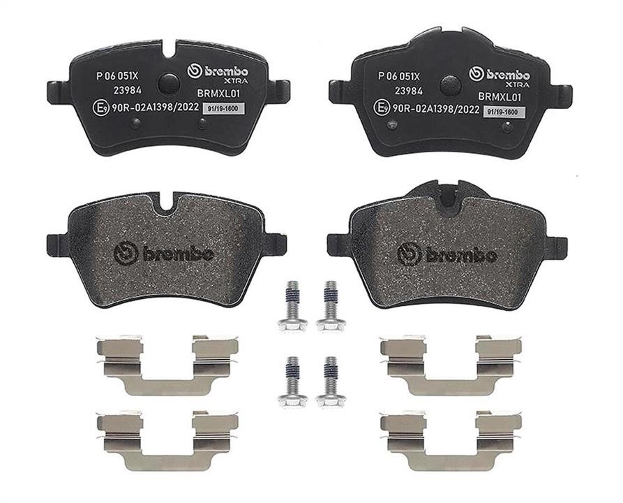 Brembo P 06 051X BREMBO XTRA disc brake pads, set P06051X