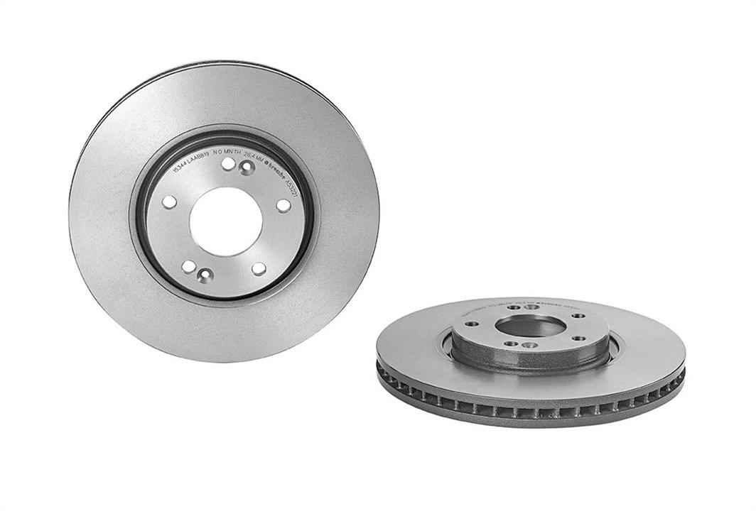 Brembo 09.A532.21 Front brake disc ventilated 09A53221