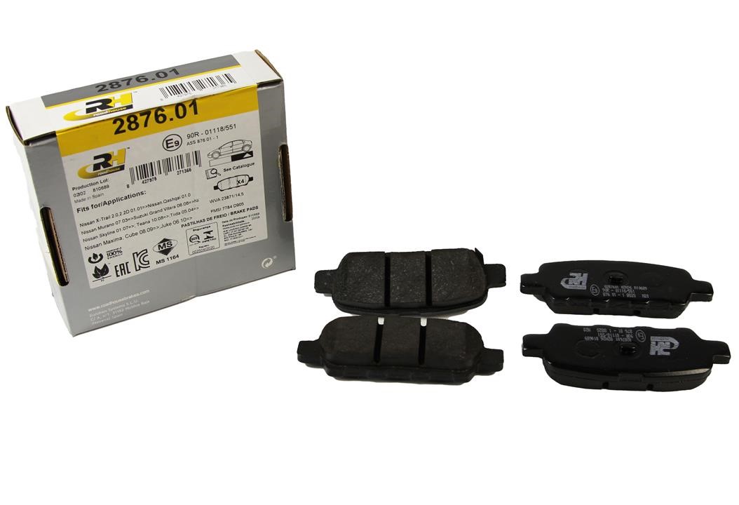 Brake Pad Set, disc brake Road house 2876.01