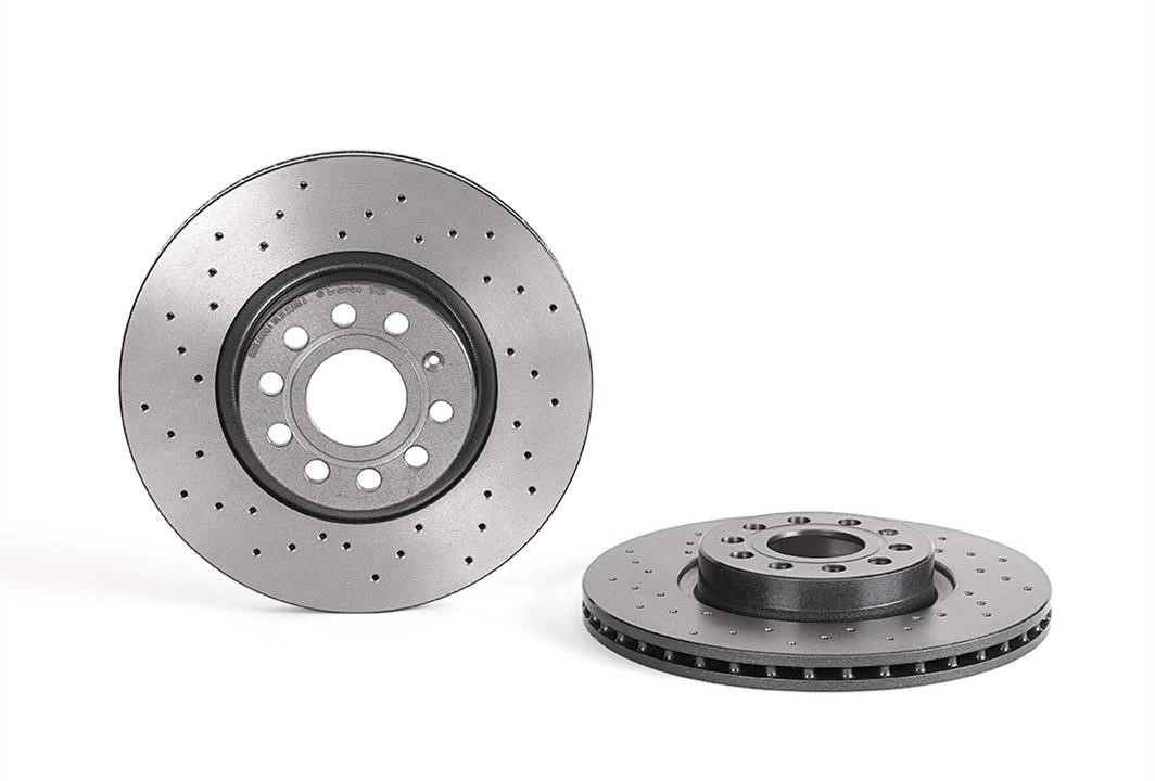 Brembo 09.9772.1X Ventilated brake disc with perforation 0997721X