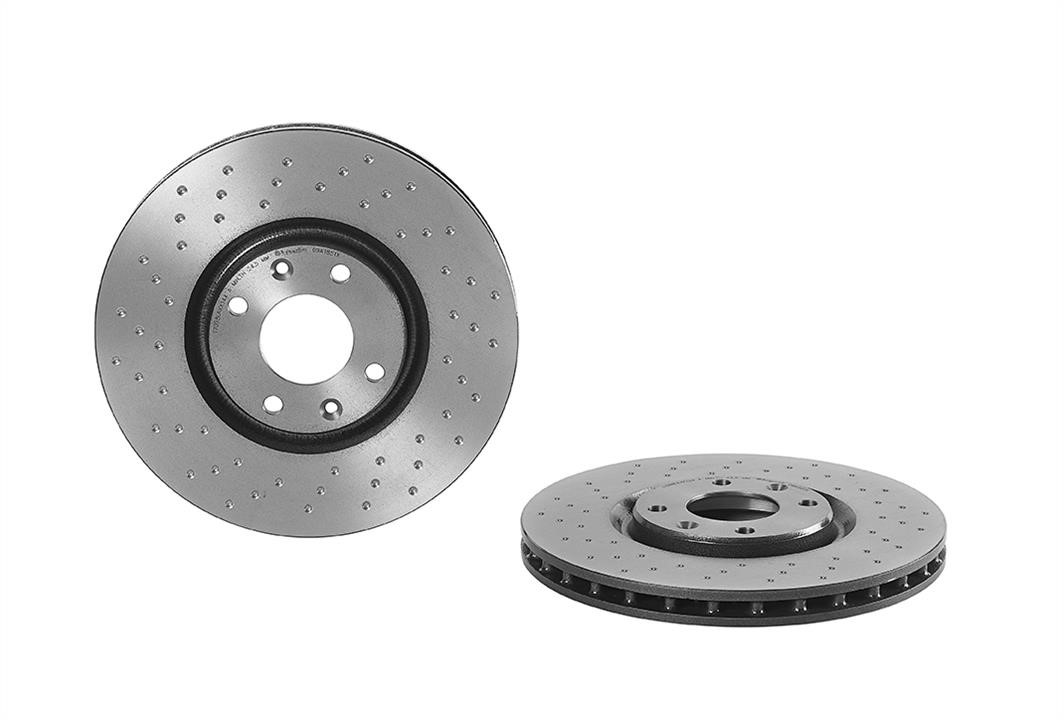 Brembo 09.A185.1X Ventilated brake disc with perforation 09A1851X