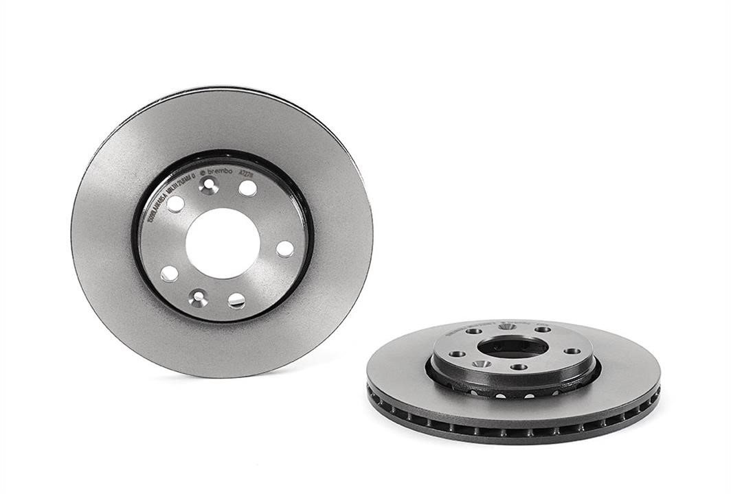 Brembo 09.A727.11 Ventilated disc brake, 1 pcs. 09A72711