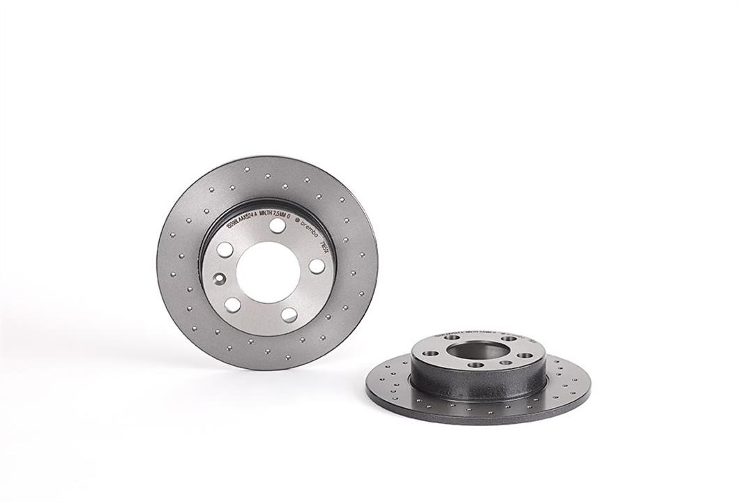 Brembo 08.7165.1X Unventilated brake disc 0871651X
