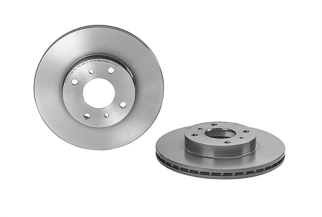 Brembo 09.5254.21 Ventilated disc brake, 1 pcs. 09525421