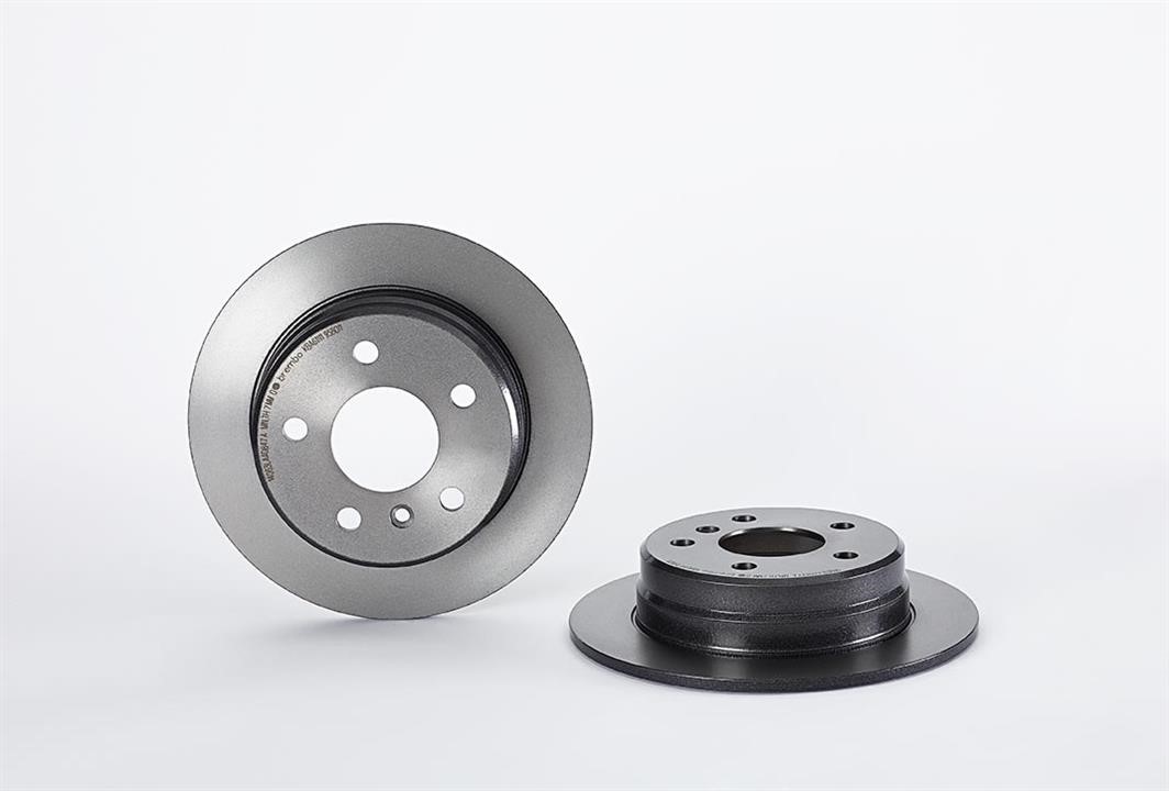 Brembo 08.9580.11 Rear brake disc, non-ventilated 08958011