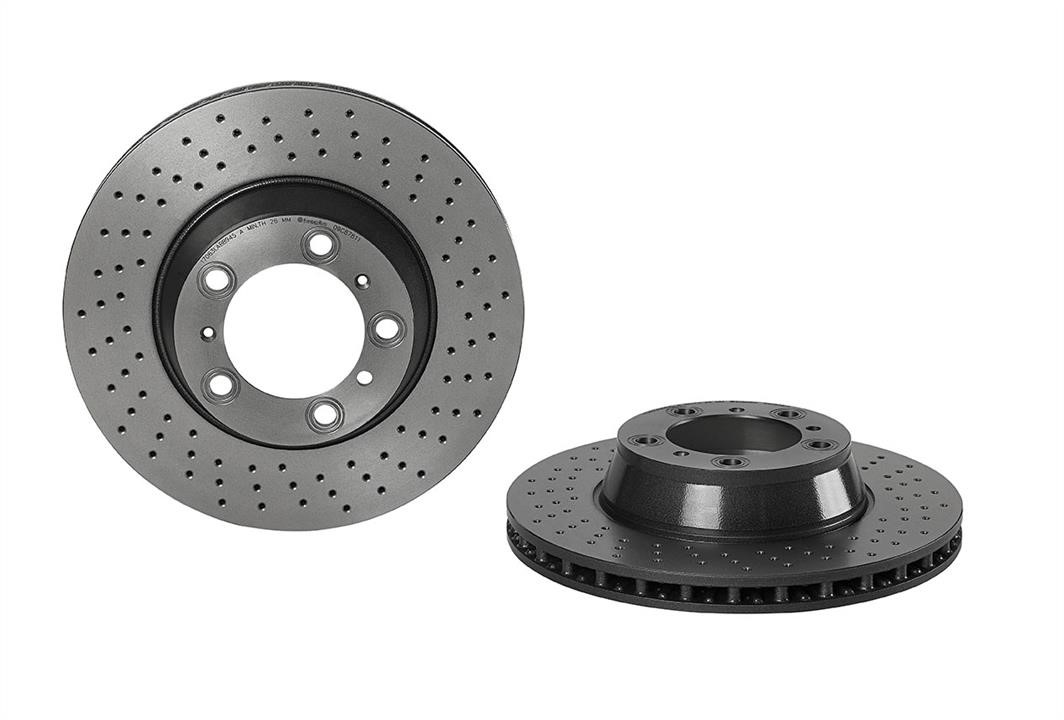Brembo 09.C878.11 Ventilated brake disc with perforation 09C87811