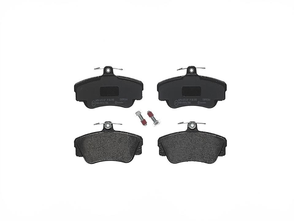 Brembo P 86 010 Brake Pad Set, disc brake P86010