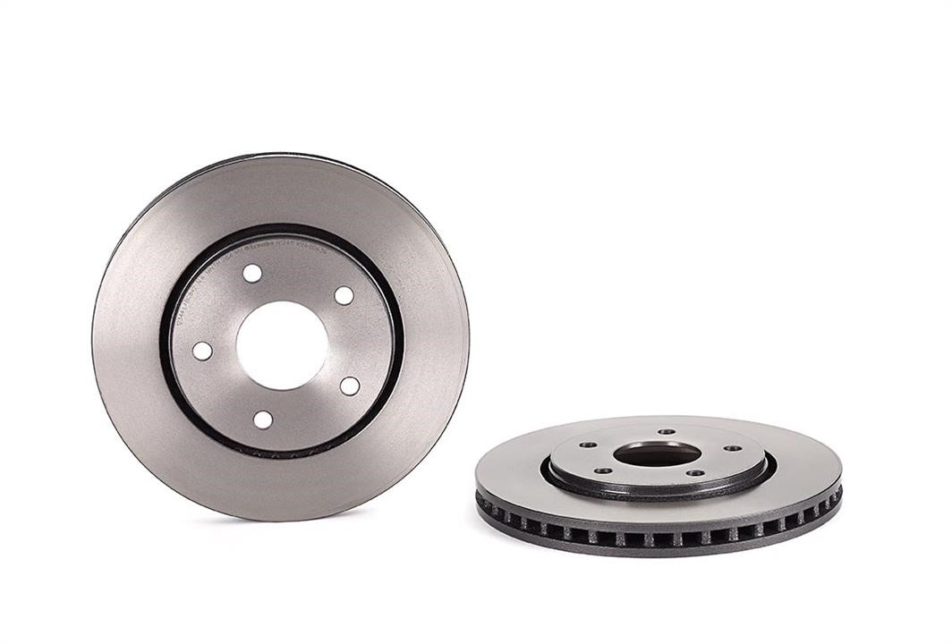 Brembo 09.N124.11 Ventilated disc brake, 1 pcs. 09N12411
