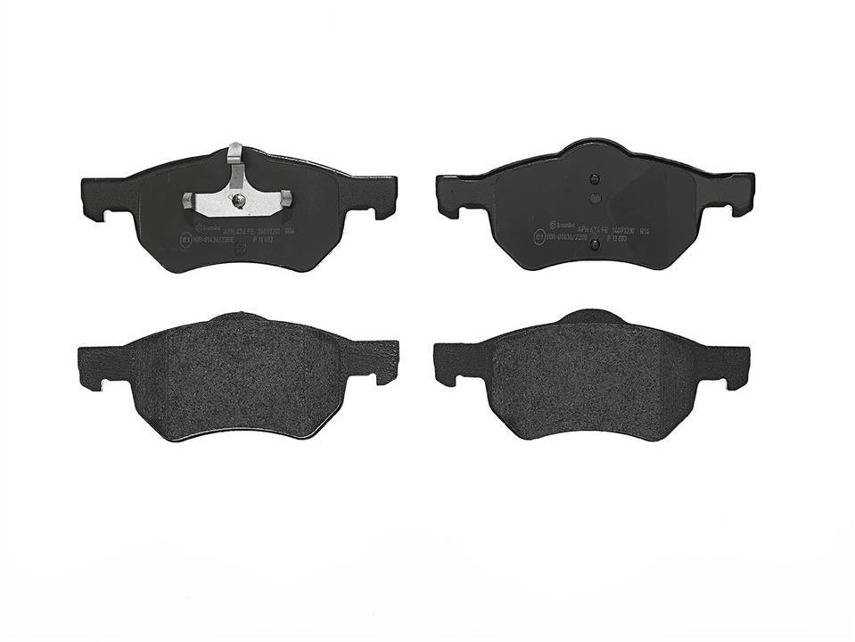 Brake pad Chrysler: P11013 Brembo Brake pad set