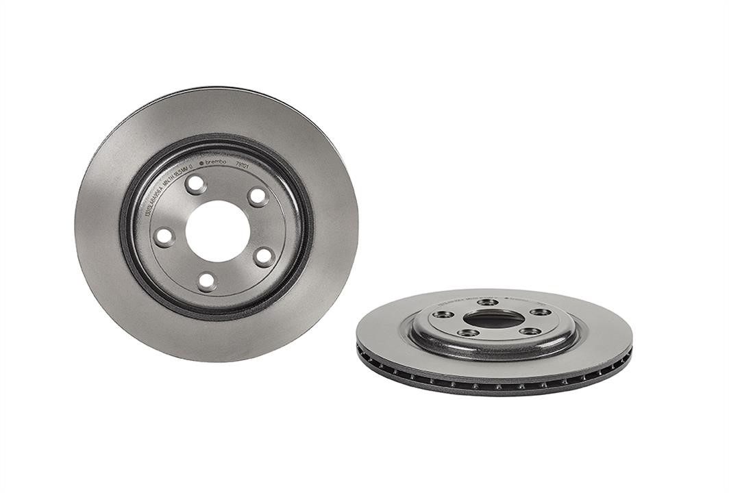 Brembo 09.7911.21 Rear ventilated brake disc 09791121